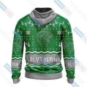 Harry Potter - Slytherin House Christmas Style Unisex 3D T-shirt   
