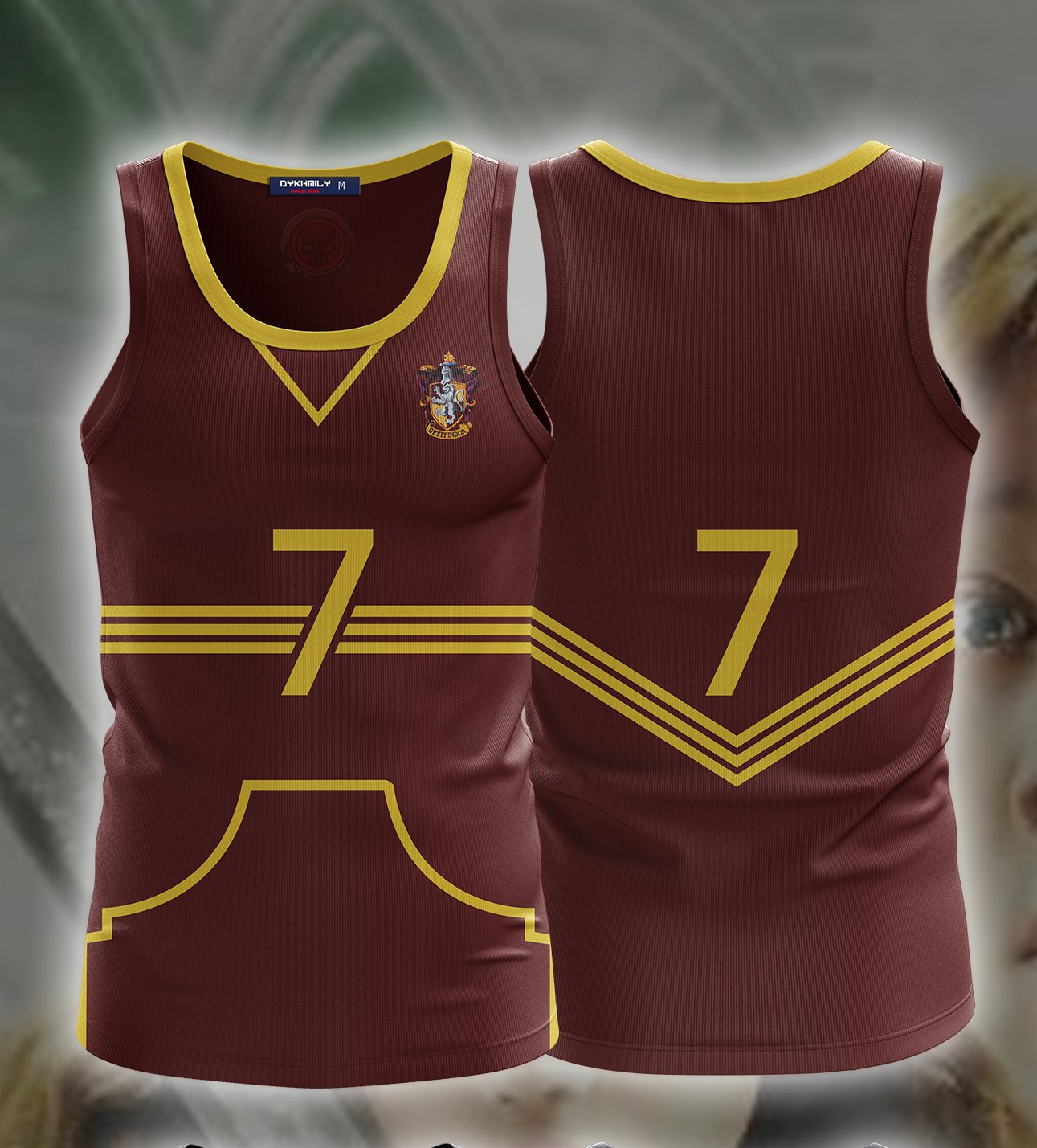 Harry Potter The Gryffindor Quidditch Team 3D Tank Top S  