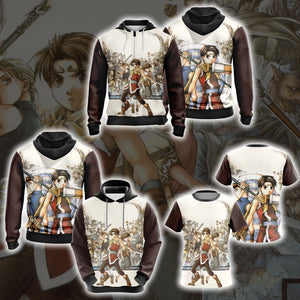 Suikoden Unisex 3D T-shirt   