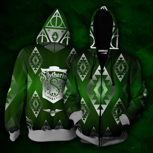 Hogwart Proud To Be A Slytherin Harry Potter 3D Hoodie Zip Hoodie S 