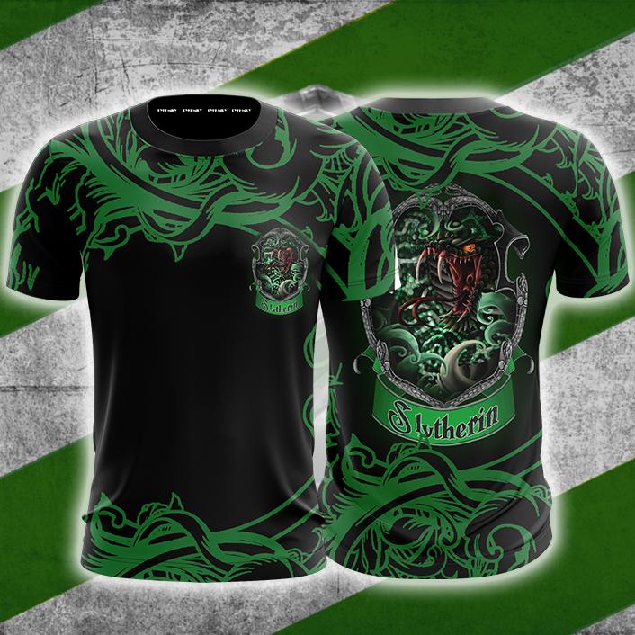 Cunning Like A Slytherin Harry Potter Unisex 3D T-shirt   
