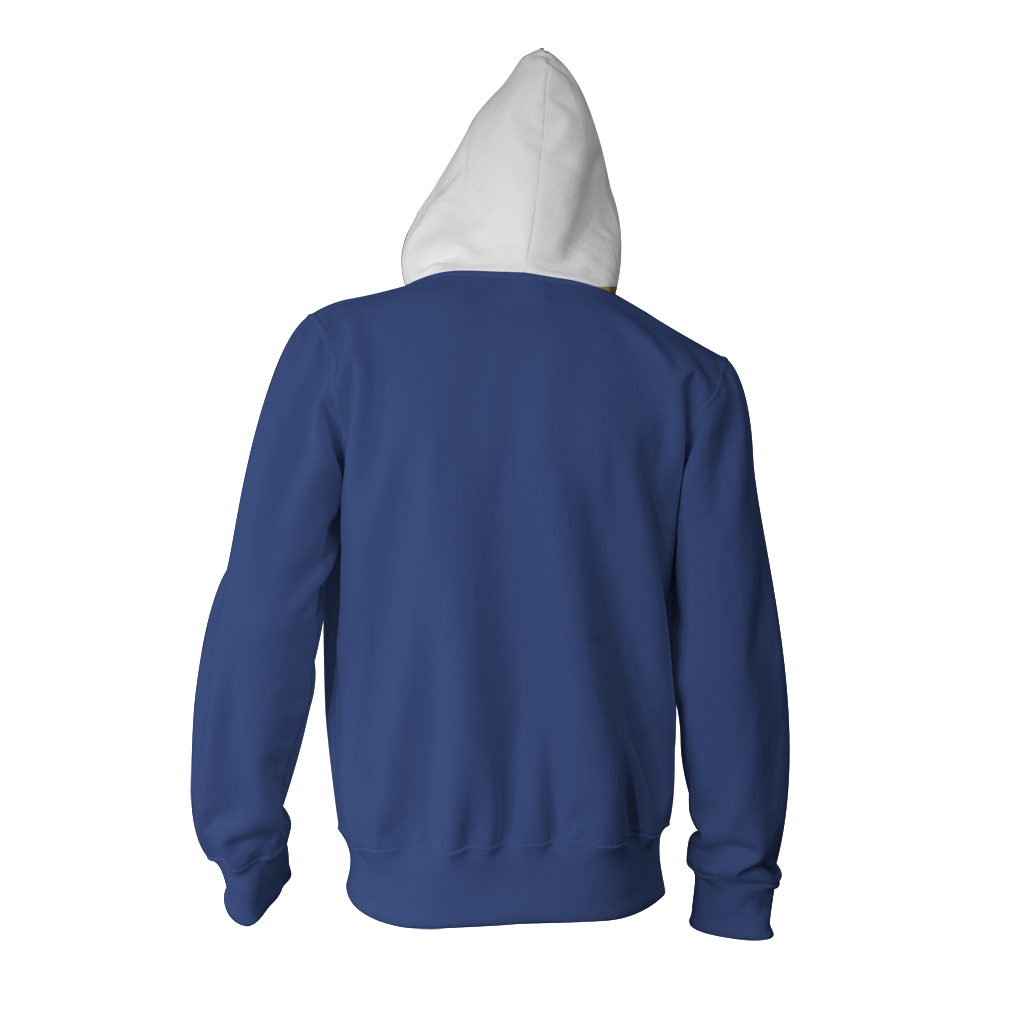 Detective Conan Cosplay Zip Up Hoodie Jacket   