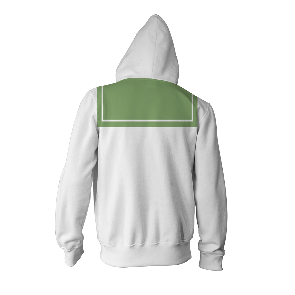 Inuyasha Kagome Higurashi Cosplay Zip Up Hoodie Jacket   