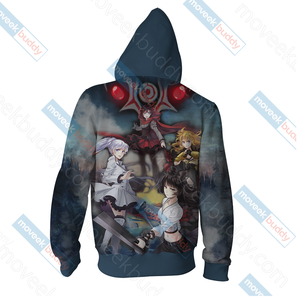 RWBY New Look 3D Hoodie   