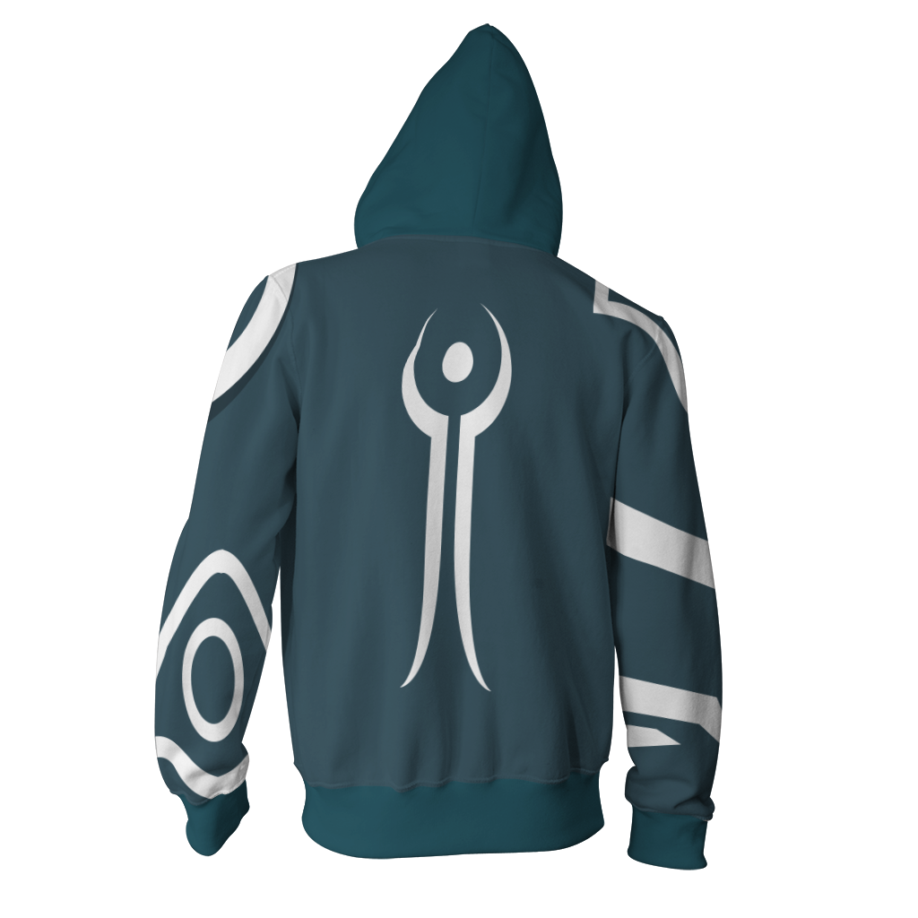 Magic: The Gathering Jace Cosplay Zip Up Hoodie Jacket   