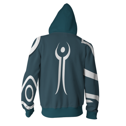 Magic: The Gathering Jace Cosplay Zip Up Hoodie Jacket   