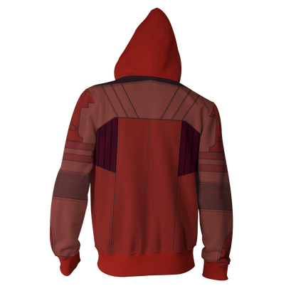 Guardians Of The Galaxy Vol. 2 Star-Lord Cosplay Zip Up Hoodie Jacket   