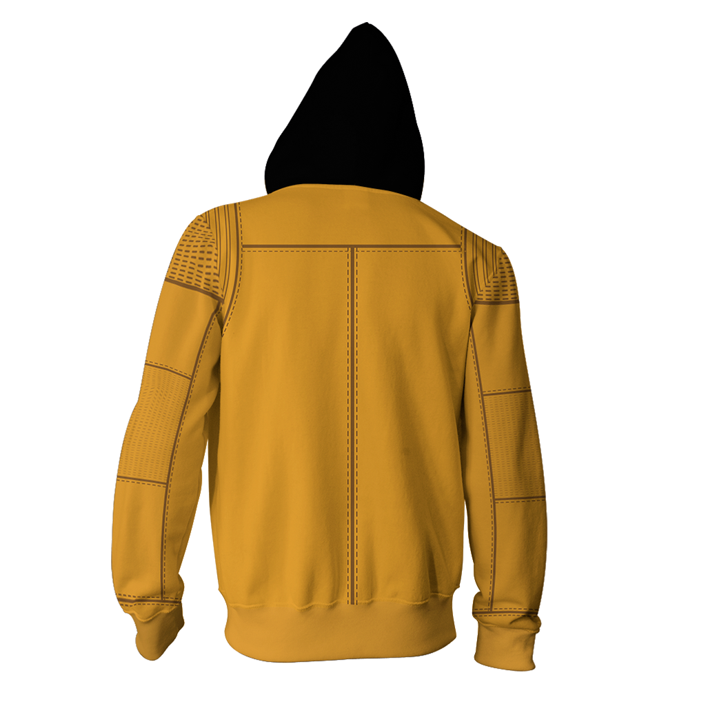 Star Trek: Discovery Captain James T. Kirk Cosplay Zip Up Hoodie Jacket   
