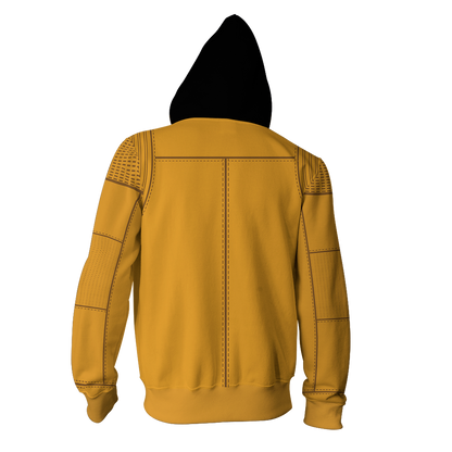 Star Trek: Discovery Captain James T. Kirk Cosplay Zip Up Hoodie Jacket   