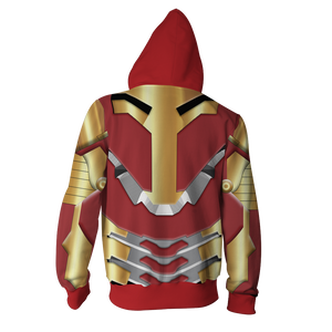 Iron Man 3 XLII Cosplay Zip Up Hoodie Jacket   