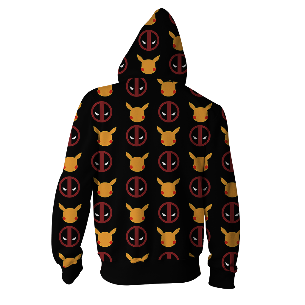 PikaPool Deadpool And Pikachu Unisex 3D T-shirt   