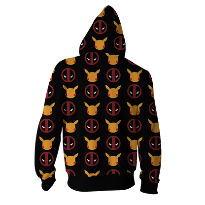 PikaPool Deadpool And Pikachu Unisex 3D T-shirt   