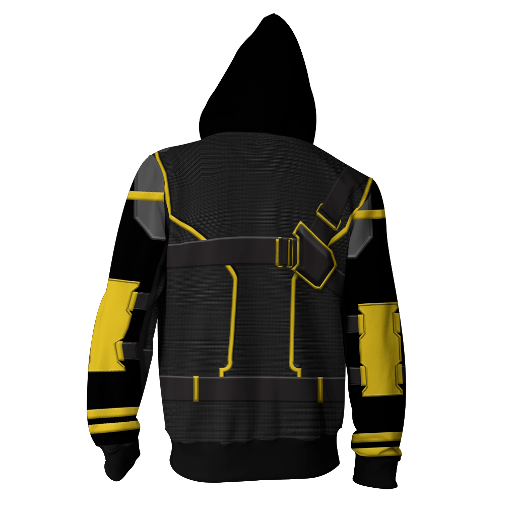 Hawkeye - Ronin Cosplay Zip Up Hoodie Jacket   