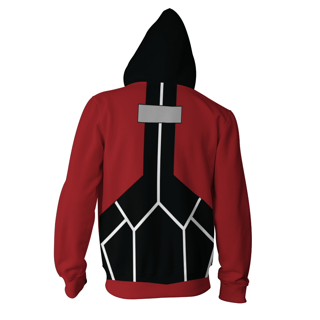 Fate/Stay Night Archer Cosplay Zip Up Hoodie Jacket   