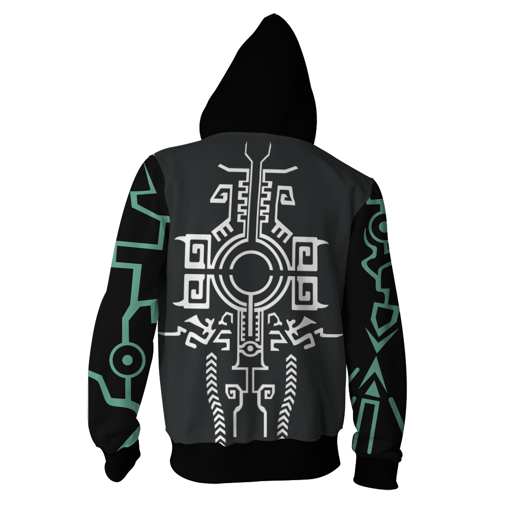 Legend of zelda zip up hoodie hot sale