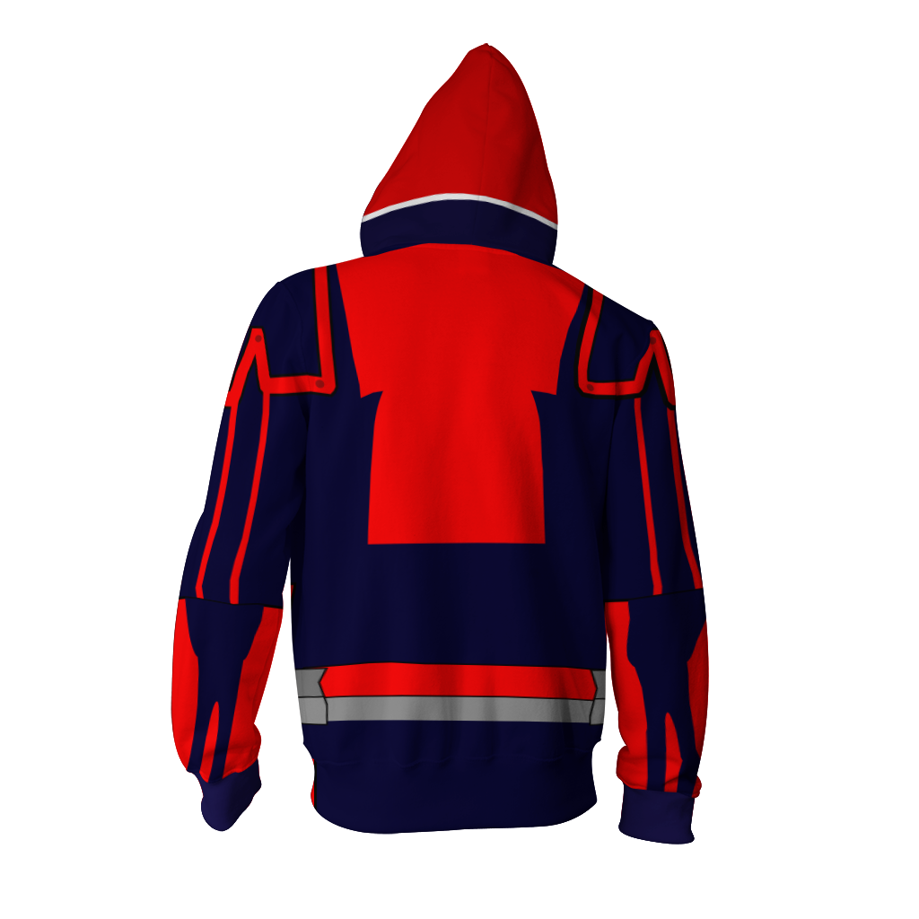 Spider-Armor MK III Cosplay PS4 Zip Up Hoodie Jacket   