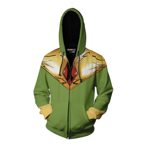 The Vision Cosplay Zip Up Hoodie Jacket   