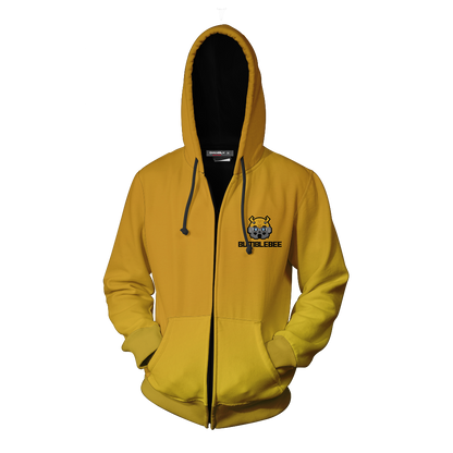 Bumblebee Man And Machine Zip Up Hoodie   