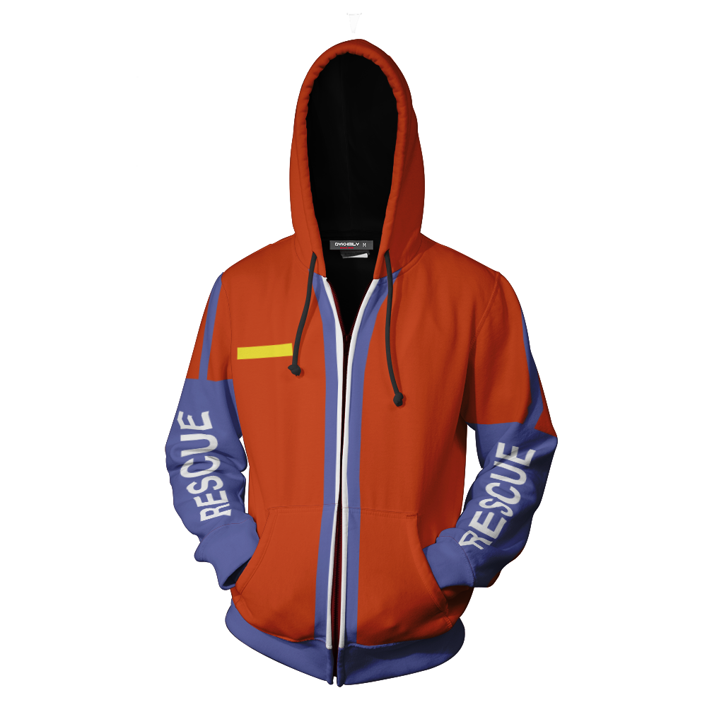Fortnite Sun Strider Cosplay Zip Up Hoodie Jacket   
