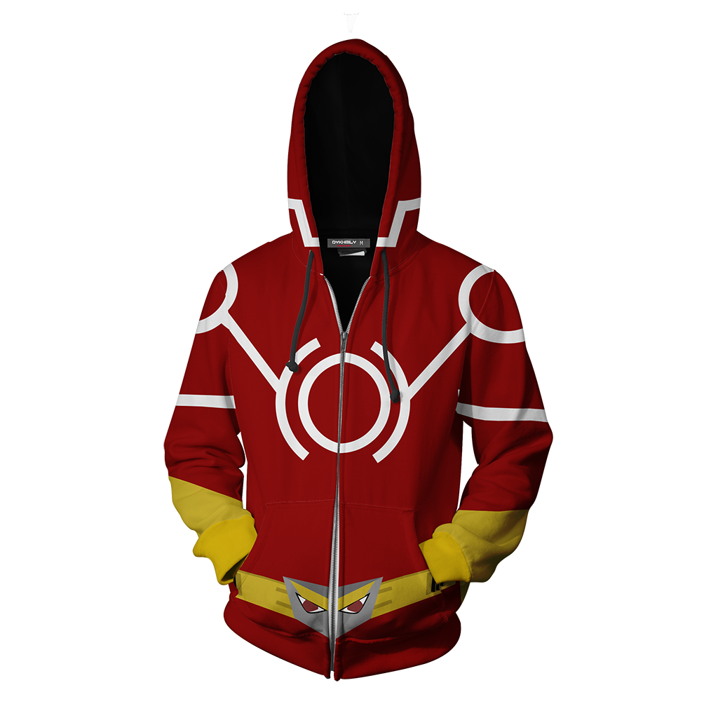 Boku No Hero Academia All Mighty Cosplay Zip Up Hoodie Jacket   