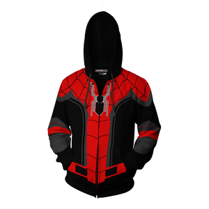 Spider-Man: Far From Home Cosplay Zip Up Hoodie Jacket   