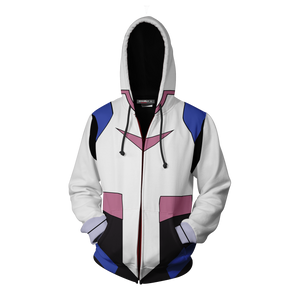 Princess Allura Voltron Legendary Defender Cosplay Zip Up Hoodie Jacket   
