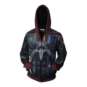 Spider-Man PS4 Spider-Man-DLC Cosplay Zip Up Hoodie Jacket   