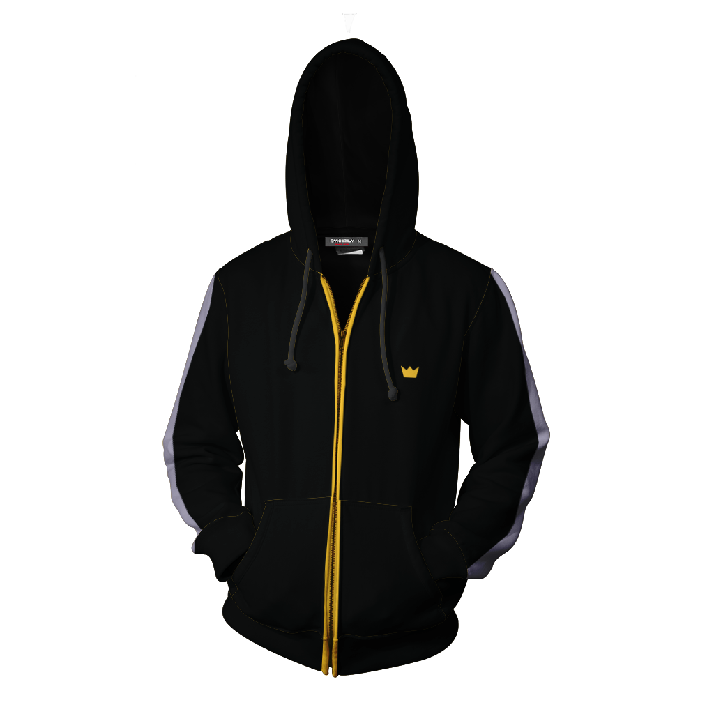 Noragami Yato Cosplay Zip Up Hoodie Jacket   