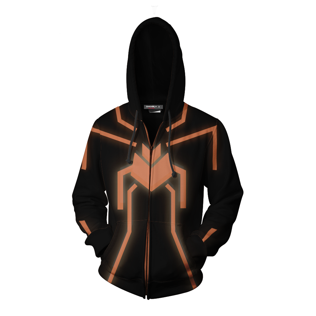 The Amazing Spider-Man The Stealth Version Cosplay Zip Up Hoodie Jacket   