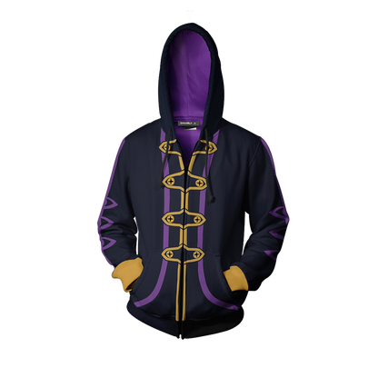 Fire Emblem Robin Cosplay Zip Up Hoodie Jacket   