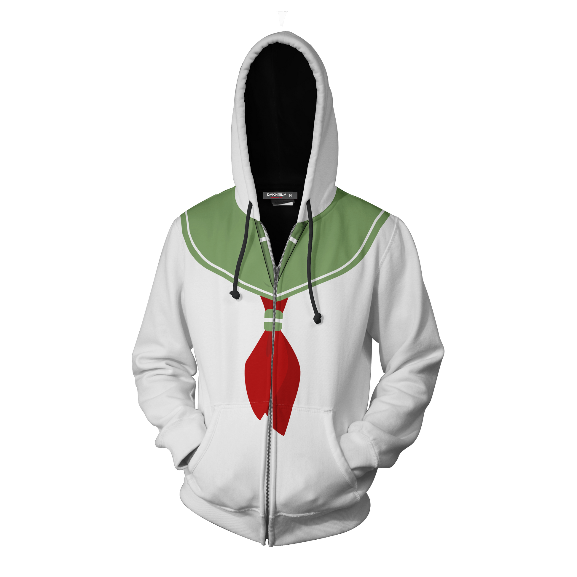 Inuyasha Kagome Higurashi Cosplay Zip Up Hoodie Jacket   