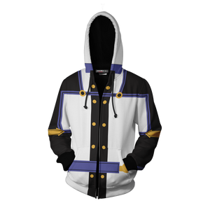 Sword Art Online The Movie Kirito Cosplay Zip Up Hoodie Jacket   