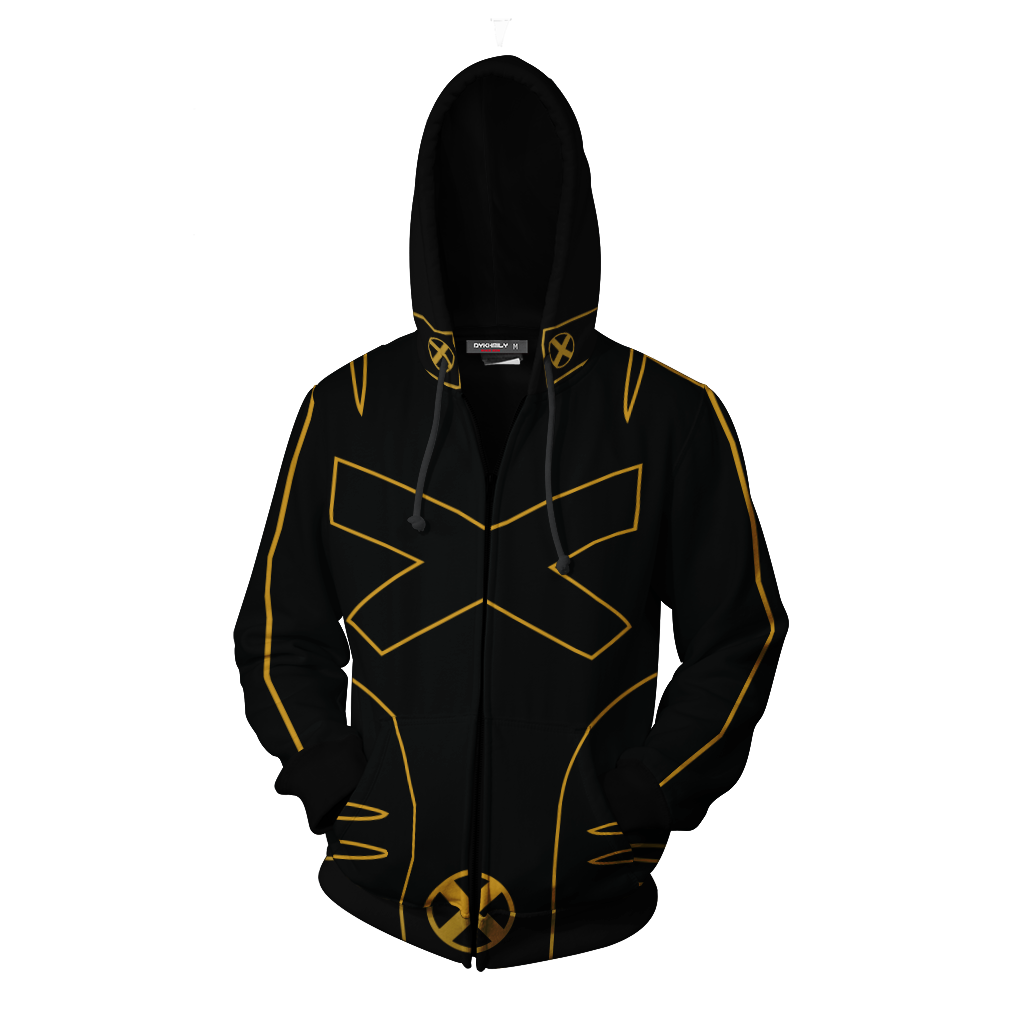 Marvel X-Men III Cosplay Zip Up Hoodie Jacket   