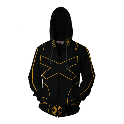Marvel X-Men III Cosplay Zip Up Hoodie Jacket   