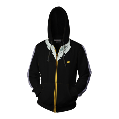 Noragami Yato Cosplay Zip Up Hoodie Jacket   