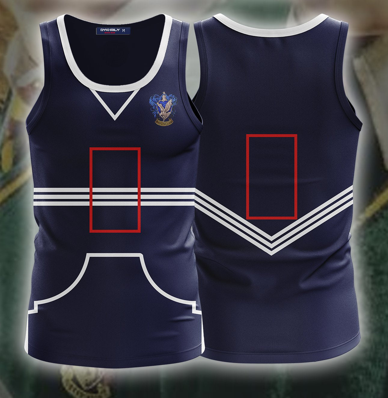 Harry Potter The Ravenclaw Quidditch Team (Customized Number) 3D Tank Top S  