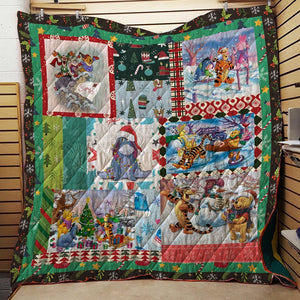Winnie The Pooh And Friends 3D Quilt Blanket   