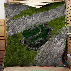 The Slytherin House Harry Potter 3D Quilt Blanket US Twin (60'' x 70'')  