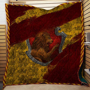 Harry Potter Gryffindor 3D Quilt Set Twin (150x180CM) Quilt Set 