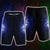 Digimon New The Crest Of Friendship New 3D Beach Shorts S  