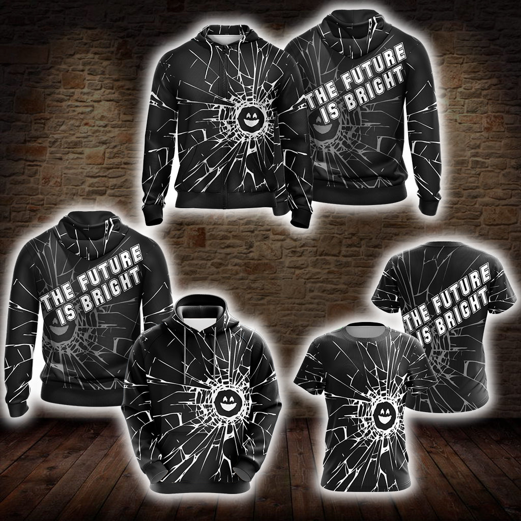 Black Mirror The Future Is Bright Unisex 3D T-shirt   