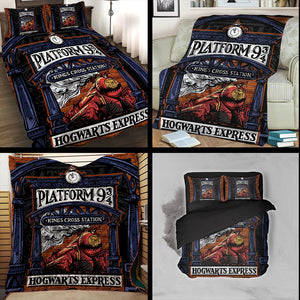 Harry Potter Platform 9 3/4 3D Quilt Set   