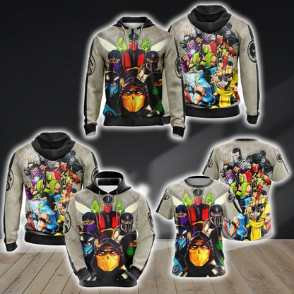Mortal Kombat Ninja Unisex 3D T-shirt   