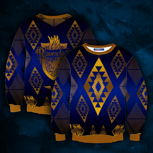 Hogwart Proud To Be A Ravenclaw Harry Potter 3D Hoodie Sweater S 