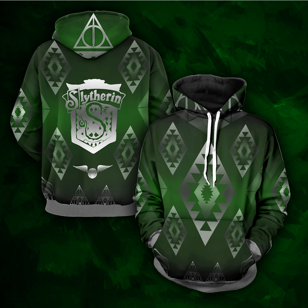 Hogwart Proud To Be A Slytherin Harry Potter 3D Hoodie   