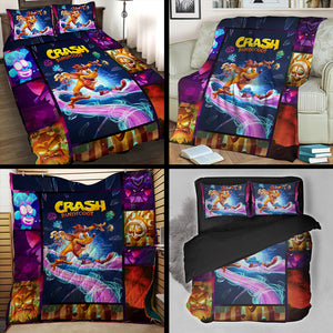 Crash Bandicoot 3D Bed Set   