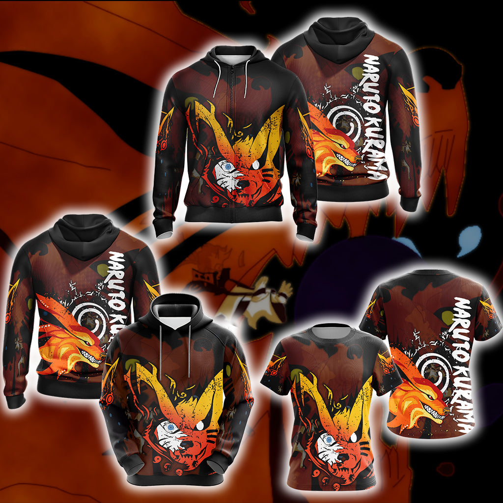 Naruto - Kurama Unisex 3D T-shirt   
