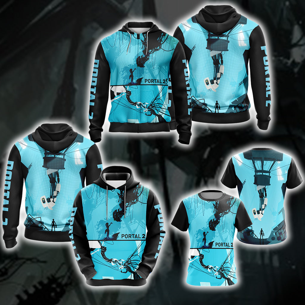 Portal 2 New Collection Unisex 3D T-shirt   
