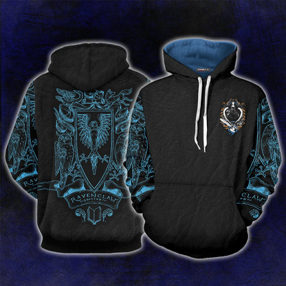 Ravenclaw Edition Harry Potter Unisex 3D T-shirt Hoodie S 