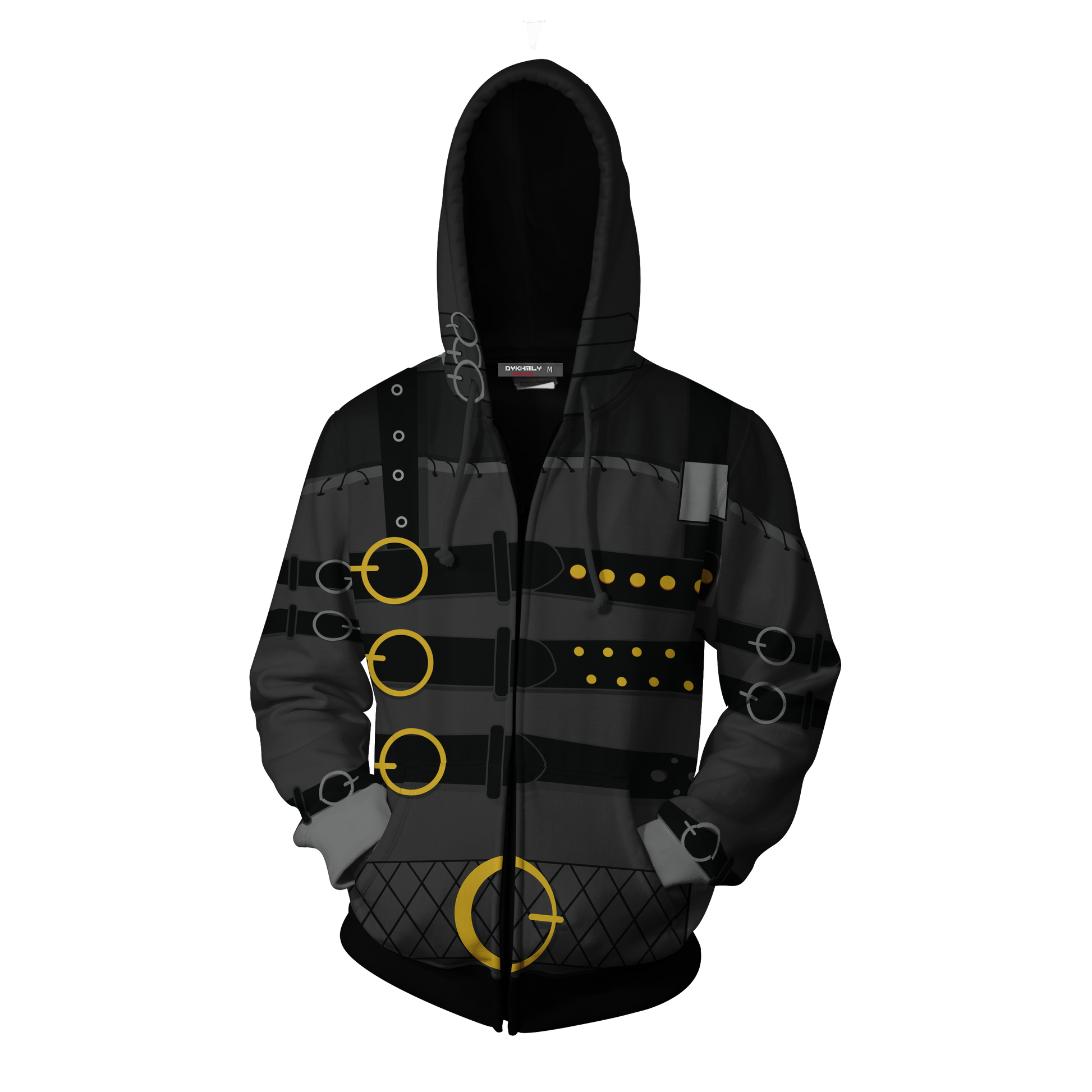 Edward Scissorhands Cosplay Zip Up Hoodie Jacket   